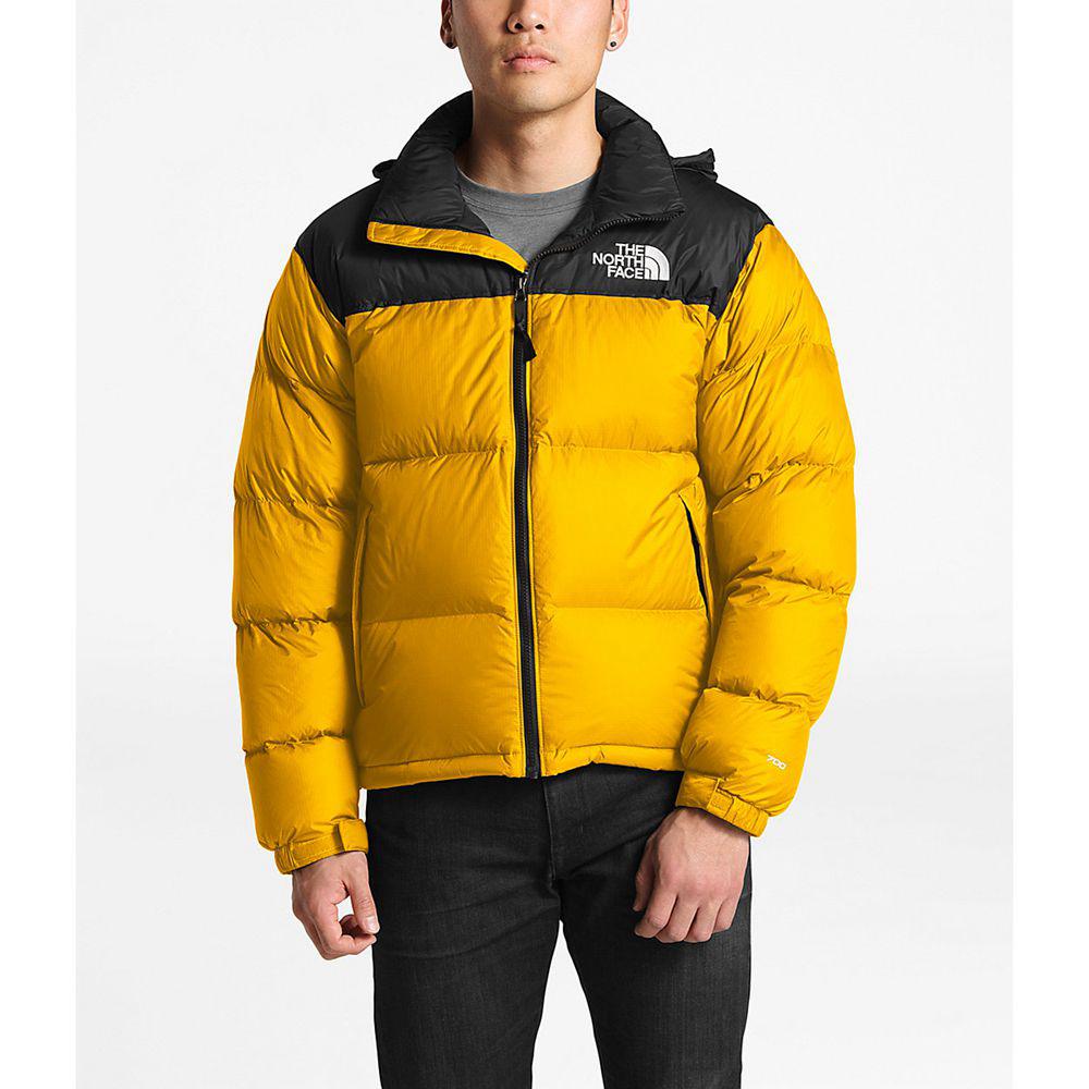 The North Face 1996 Retro Ανδρικα Μπουφάν Nuptse - Κίτρινα (YQZC36195)
